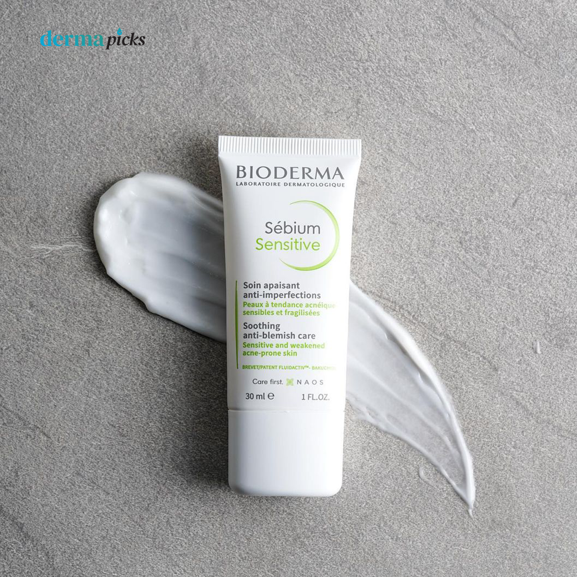 BIODERMA SEBIUM SENSITIVE TE30ML - Krim Pelembab untuk Kulit Jerawat Sensitif