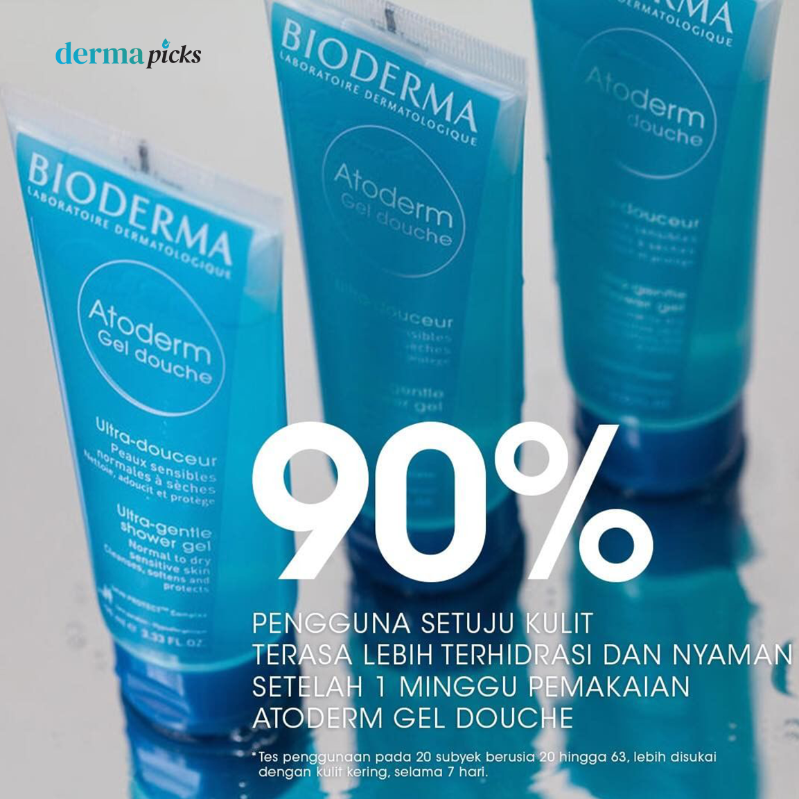 Bioderma Atoderm Gel Douche 100 ml - PEMBERSIH DENGAN TEKSTUR GEL YANG LEMBUT